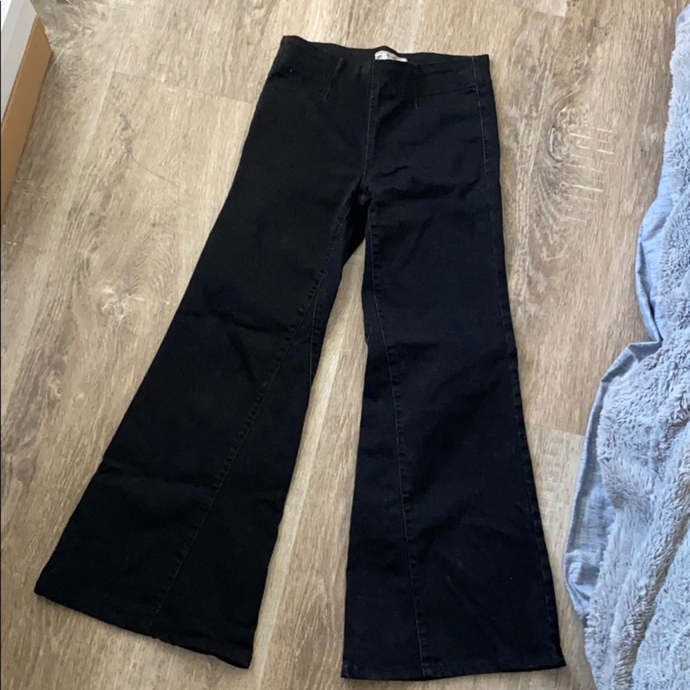 Free people black denim jeans